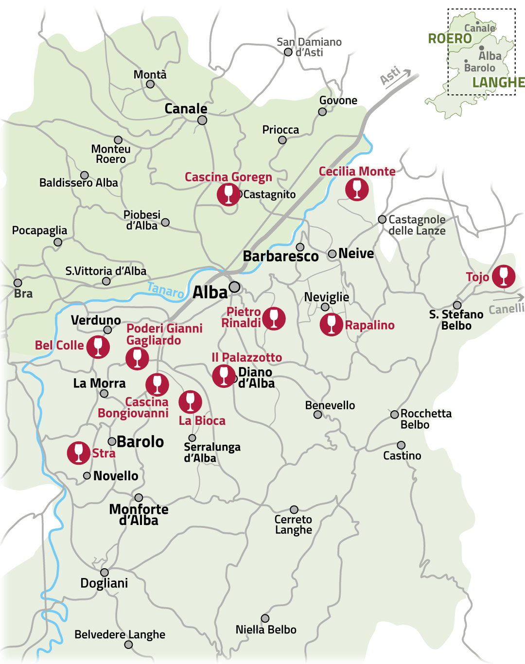 langhe wine tasting barolo barbaresco barbera